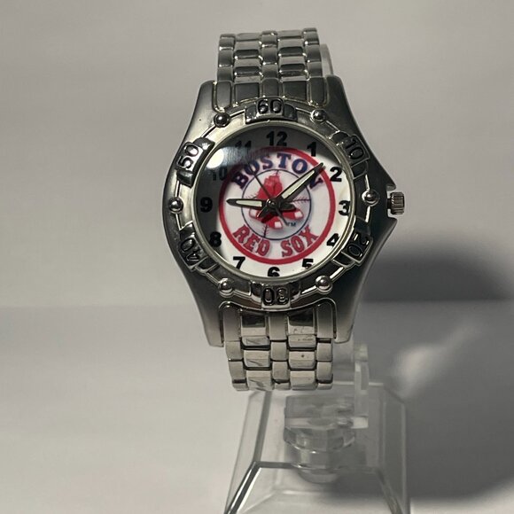 Boston Red Sox MLB Stainless-Steel Watch by Game Time !!!NEW!!! - Picture 5 of 6